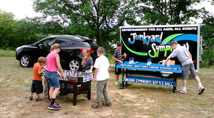 Junkyard Symphony's Groovy Games.