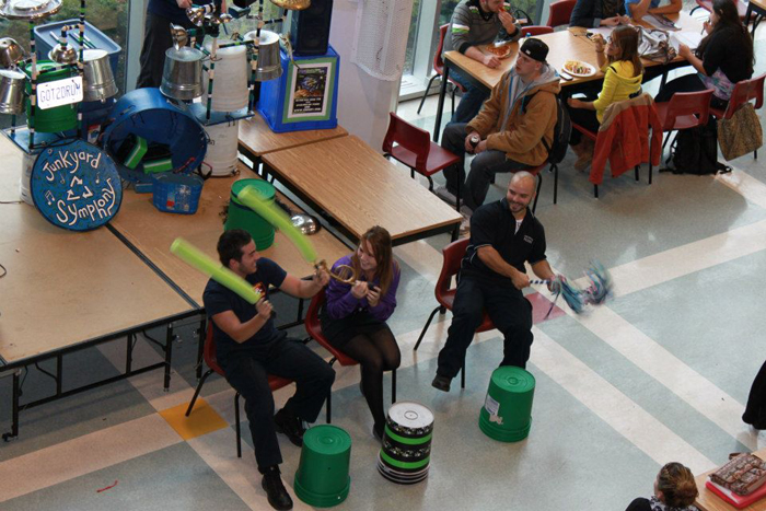 Junkyard Symphony at La Cit� Coll�giale.