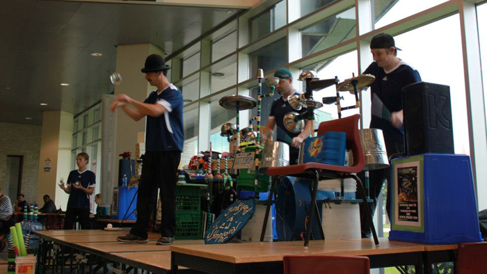 Junkyard Symphony at La Cit� Coll�giale.