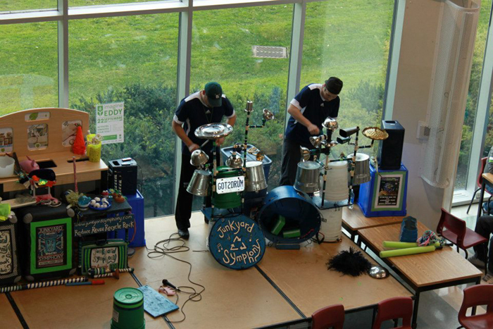 Junkyard Symphony at La Cit� Coll�giale.