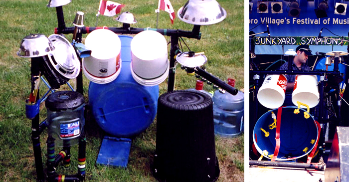 Junkyard Symphony drumset 2005 -2006