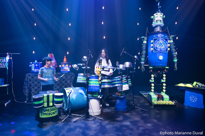 Junkyard Symphony's Online Rhythm Workshop at la Nouvelle Scene, Feb, 2021.