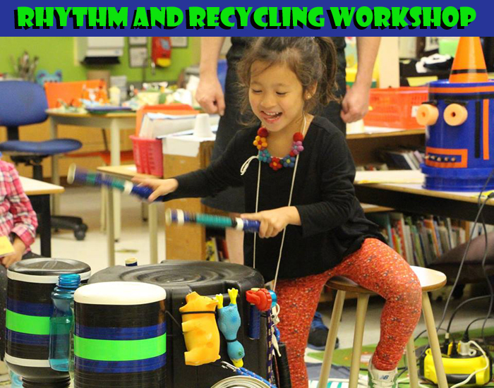 Junkyard Symphony's Rhythm and Recycling Workshop