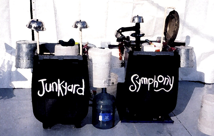 Junkyard Symphony drumset 2007-2009 
