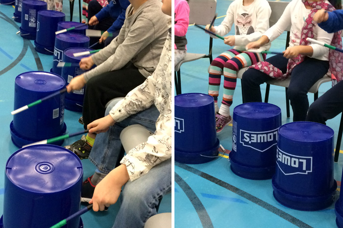 Junkyard Symphony's Rhythm and Recycling Workshop Gear